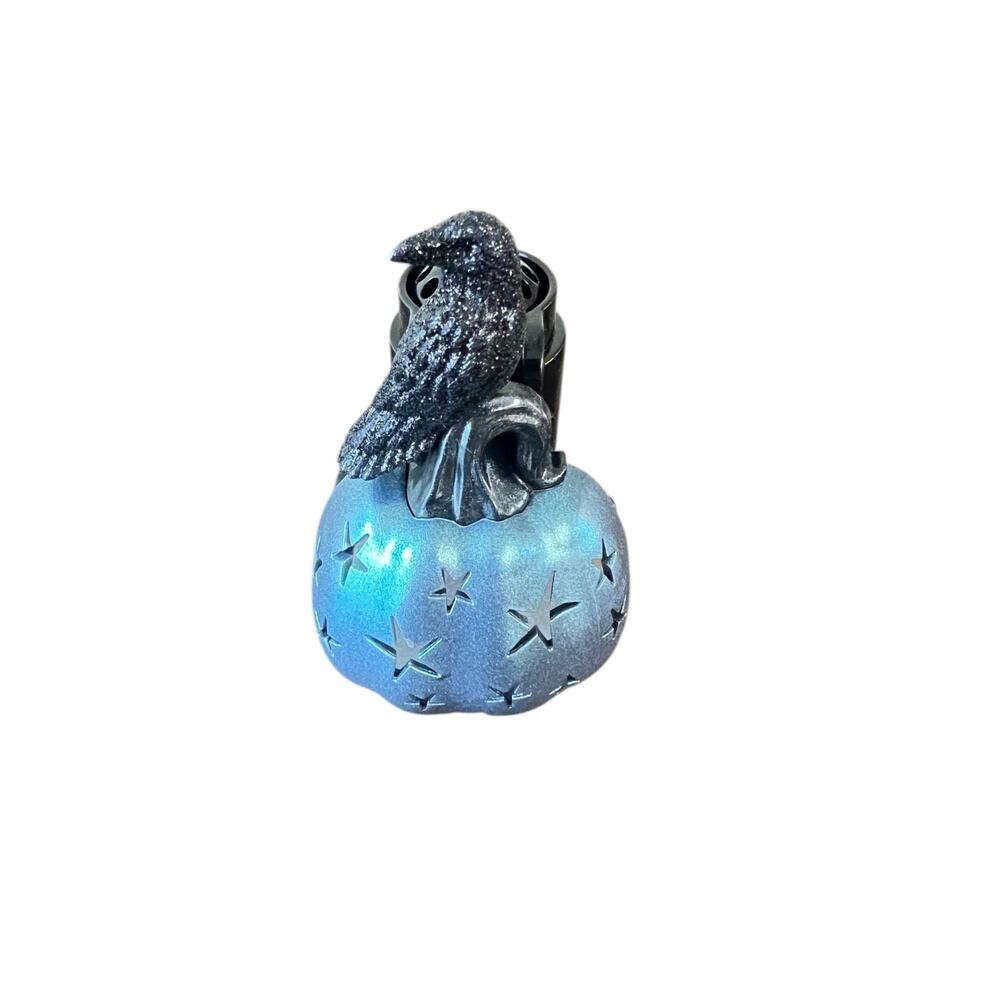 NWT B&BW Halloween Wallflower Plug Raven & Teal Pumpkin-Lights Up!!
